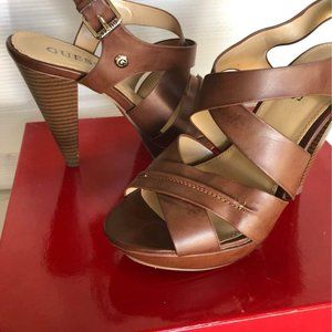 Guess light brown shoes 6.5M